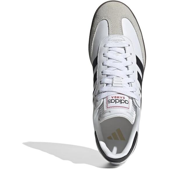 NWT Adidas Men Samba Indoor Soccer Shoe ,Cloud White/Black/Vivid Red-Sz 8.5 - Picture 5 of 6